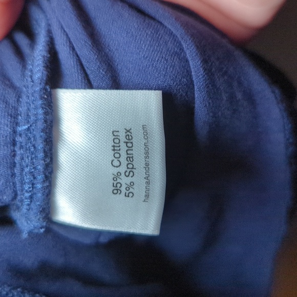 Hanna Andersson Navy Blue Tiered Ruffle It Up Cardigan Cotton Girls Size 120/6-7 - Picture 3 of 5